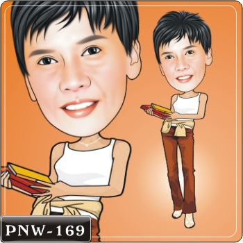 Q版漫畫 大學生Q版畫 PNW-169